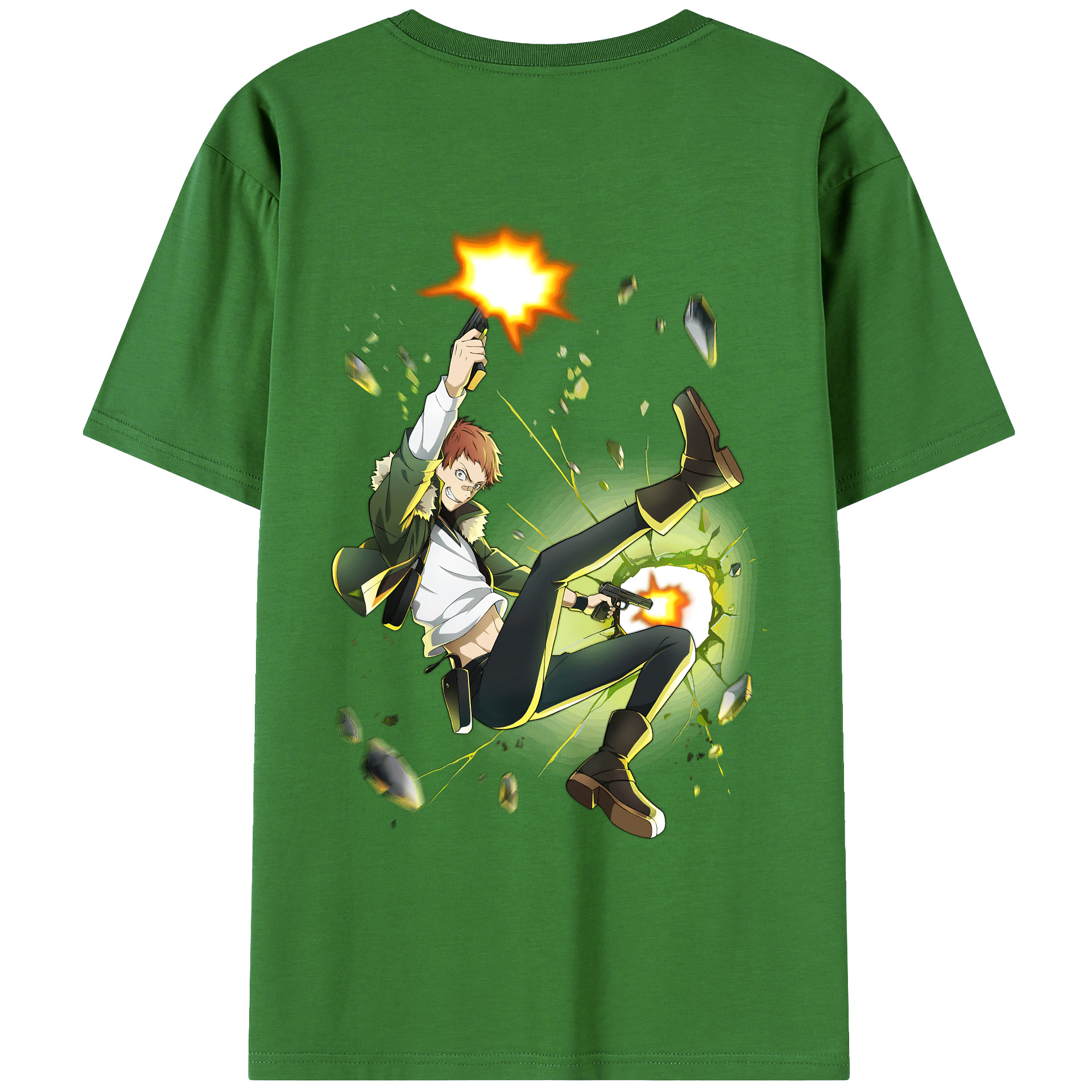 （画像用） 文豪ストレイドッグス Bungo Stray Dogs レディース半袖Tシャツ(バックプリント)